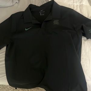 Mens large nike michigan state university polo